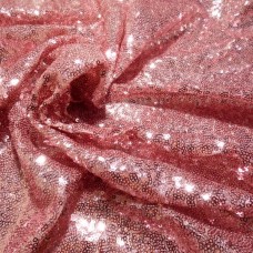 Ткань Пайеточная мелкая (розовая-пудра)